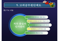 고위공무원단제도 분석, 고위공무원단제도 내용, 고위공무원단제도 문제점, 고위공무원단제도 외국 사례, 고위공무원단제도 전망-6