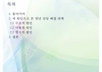 복지정책의 관점으로 본 청년 실업 문제(청년실업 복지 방안)-2