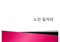 [노인 일자리 문제 해결책] 노인 일자리 문제 현황, 노인 일자리 고용 현황, 노인 일자리 문제 특징, 노인 일자리 사업 분석, 노인일자리 사업의 개선방안-1