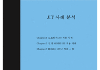 [JIT시스템 사례 JIT 사례 JIT 성공 사례] 토요타 JIT시스템 현대-1