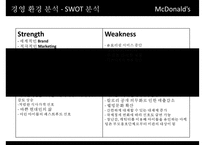 [McDonald 마케팅 성공사례] 맥도널드 선정이유 경영환경 분석-5