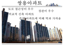[부동산 개론] 아파트의 시장 조사, 구입 대상 선정, 실제 후보지 선정, 부동산 전망-16