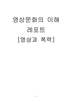 [영상문화] 영상과 폭력-1