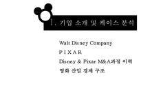 디즈니의 픽사 기업인수 합병의 동기인수과정합병결과-3