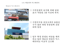 Ashley 애슐리 브랜드분석과 SWOT분석및 애슐리 경영전략,마케팅사례분석및 애슐리 문제점도출과 개선 마케팅전략제언 PPT-6