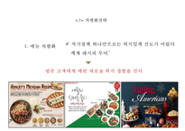 Ashley 애슐리 브랜드분석과 SWOT분석및 애슐리 경영전략,마케팅사례분석및 애슐리 문제점도출과 개선 마케팅전략제언 PPT-16