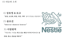 네슬레 성공요인과 SWOT분석및 네슬레 글로벌 경영,마케팅전략 사례와 네슬레 한국진출전략분석및 향후마케팅전략 제안 PPT-4