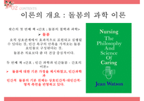 간호 이론가 왓슨-17