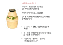 [빙그레 바나나맛우유 중국진출 마케팅사례 PPT] 빙그레 바나나우유 제품분석과 SWOT분석및 바나나우유 중국진출 마케팅전략 분석 PPT-8