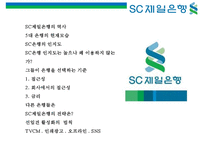 SC 제일은행 [StandardChartered BANK]의 이미지 구축을 위한 커뮤니케이션 기획서-2