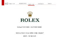 ROLEX의 역사 및 마케팅전략-6