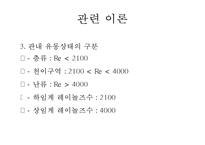 화학공학 실험 - 레이놀즈 수 실험-11