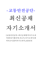 [교통안전공단-최신공채합격자기소개서]면접기출문제,자소서,자기소개서,합격자소서,합격자기소개서,교통안전-1