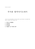 자기소개서(육군부사관-패기와 열정의 군인 자소서)-1