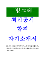 [빙그레-최신공채합격자기소개서]면접기출문제,자소서,빙그레자기소개서,빙그래합격자소서,합격자기소개서-1
