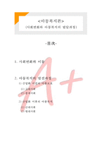 사회변화와 아동복지의 발달과정-1