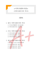 지역사회복지의 역사-1