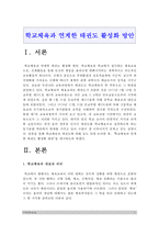 학교체육과 연계한 태권도 활성화방안-2