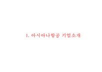 아시아나항공 성공비결과 아시아나항공 마케팅사례분석및 아시아나항공 향후방향제언 PPT-3