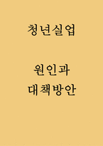 청년실업 원인,대책,문제점과 청년실업 국내,해외 정책사례와 청년실업 해결위한 대책방안연구-1