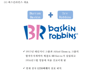 [배스킨라빈스 마케팅사례 PPT] 베스킨라빈스 성공비결과 베스킨라빈스 마케팅 SWOT,STP,4P전략분석및 베스킨라빈스 향후방향제언-4