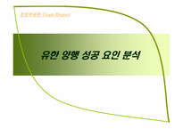 [경영학] 유한양행 성공요인분석-1