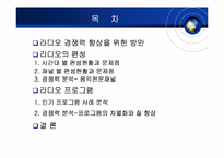 [방송론] 라디오의 경쟁력 분석 및 제언-2
