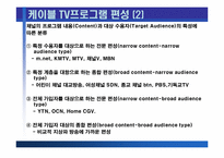 [방송론] 종합유선방송의 시장분석 및 제언 - 종합유선방송 편성에 관하여-7