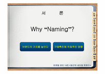 [마케팅관리] 최근의 네이밍트렌드-3