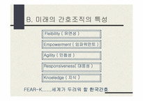 `세계가 두려워할 미래의 한국기업 어떻게 만들 것인가`의 간호관리의 적용-16