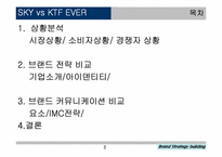 [브랜드관리] SKY(스카이) vs KTF EVER 브랜드전략의 성공과 실패-2