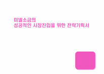 [광고전략기획서] 미넬소금의 성공적인 시장진입을 위한 전략기획서-1