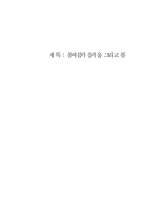 봄여름가을겨울 그리고 봄 감상문-1