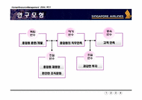 [HRM 인적자원관리] 싱가포르항공 인적자원관리-4