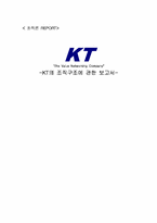 [조직론] KT의 조직구조에 관한 보고서-1