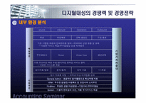 [회계학] 디지털대성의 경쟁력 및 경영전략-16