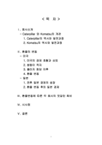 [국제경영] caterpillar & komatsu 사례-1