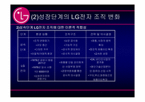 [조직론] LG전자 조직구조의 변화-18