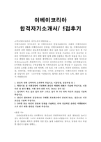 이베이코리아자소서(이베이합격자기소개서와 면접)-1