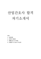 취업 산업간호사자기소개서(호텔·항공간호사,보건관리자 합격자소서)-1