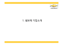 [쉐보레 마케팅 PPT] 쉐보레 기업분석과 마케팅 3C,SWOT,STP,4P전략분석및 쉐보레 미래전략,향후방향제언-3