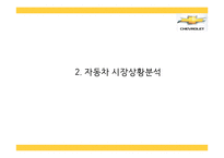 [쉐보레 마케팅 PPT] 쉐보레 기업분석과 마케팅 3C,SWOT,STP,4P전략분석및 쉐보레 미래전략,향후방향제언-5
