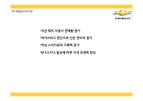 [쉐보레 마케팅 PPT] 쉐보레 기업분석과 마케팅 3C,SWOT,STP,4P전략분석및 쉐보레 미래전략,향후방향제언-14