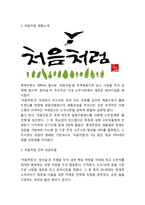 처음처럼 성공비결과 마케팅 4P,STP,SWOT분석 처음처럼 마케팅활동사례분석및 처음처럼 미래전략제언과 느낀점-3