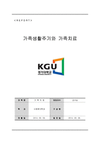 [사회] 가족생활주기와 가족치료-1