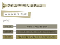 [교직실무] 교직단체-교원단체 및 교원노조-7