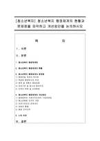 [청소년복지] 청소년복지 행정체계의 현황과 문제점을 파악하고 개선방안을 논의하시오-1