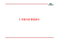 [라코스테 마케팅PPT] 라코스테 성공요인과 마케팅 SWOT,STP,4P전략분석및 라코스테 미래 마케팅전략 제언-7