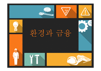 환경과 금융 레포트-1