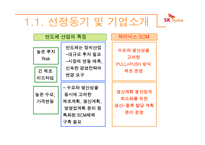 하이닉스의 scm 레포트-4
